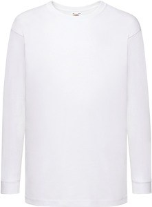 Fruit of the Loom SC61007 - KIDS VALUEWEIGHT LONG SLEEVE (61-007-0) White