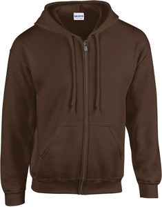 Gildan GI18600 - Heavy Blend Adult Full Zip Hooded Sweatshirt Dark Chocolate