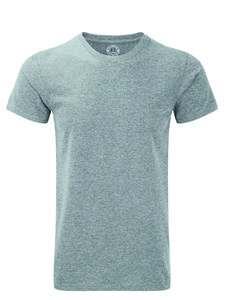 Russell Europe R-165M-0 - Men`s HD Tee Silver Marl