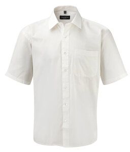 Russell Europe R-937M-0 - Cotton Poplin Shirt White