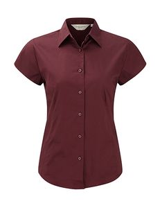 Russell Europe R-947F-0 - Fitted Shortsleeve Blouse Port