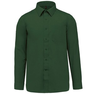 Kariban K545 - JOFREY - MEN'S LONG SLEEVE EASY CARE POLYCOTTON POPLIN SHIRT Forest Green