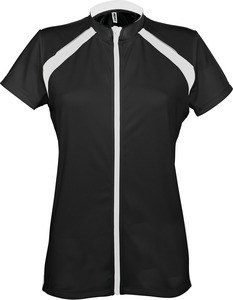 ProAct PA448 - LADIES' SHORT SLEEVE BIKEWEAR TOP Black / White