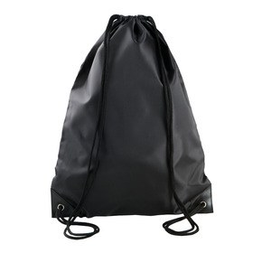 Kimood KI0104 - DRAWSTRING BACKPACK Black