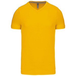 Kariban K357 - MEN'S SHORT SLEEVE V-NECK T-SHIRT Yellow
