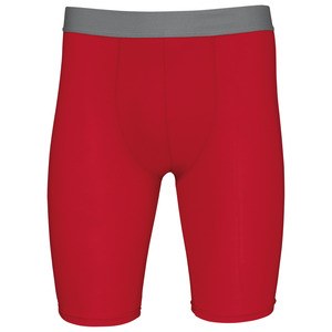 ProAct PA07 - ADULTS LONG BASE LAYER SHORTS Sporty Red