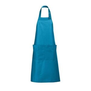 SOL'S 88010 - Gala Long Apron With Pockets Aqua