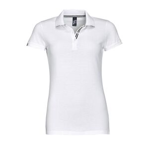 SOL'S 01407 - PATRIOT WOMEN Polo Shirt White/Black