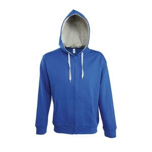 SOL'S 46900 - SOUL MEN Contrasted Jacket With Lined Hood Royal blue