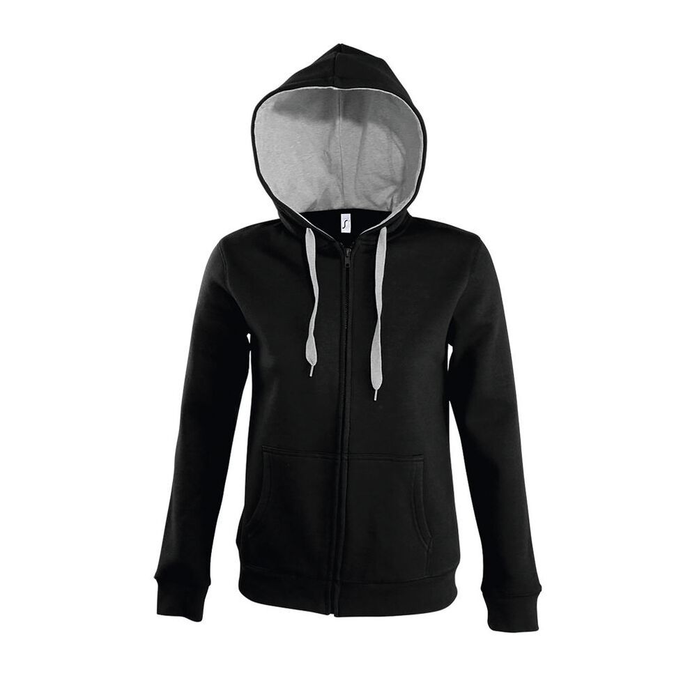 SOL'S 47100 - SOUL WOMEN Contrasted Jacket With Lined Hood
