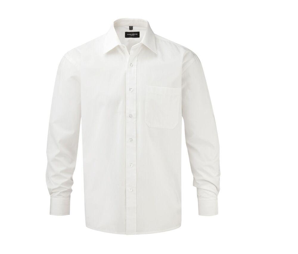 Russell Collection JZ936 - Men's 100% Cotton Poplin Shirt