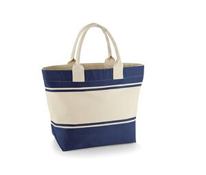 Quadra QD260 - Tote Bag 100% Cotton Navy/Natural