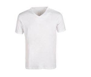 Sans Étiquette SE683 - No Label V Neck T-Shirt White