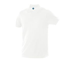 Starworld SW160 - Men's polo shirt 100% organic cotton White