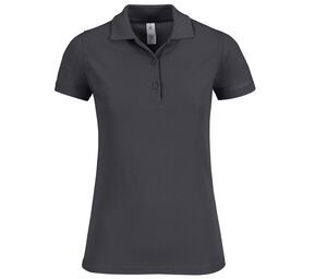 B&C BC409 - Women's Polo Saffron Timeless Dark Grey