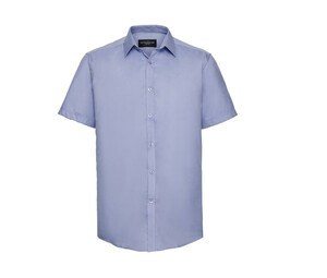 Russell Collection JZ963 - Short Sleeve Herringbone Shirt