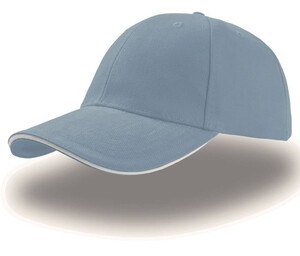 Atlantis AT003 - 6-panel sandwich cap Light Blue/White