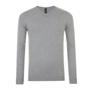 SOL'S 01710 - GLORY MEN V Neck Sweater Mixed Grey