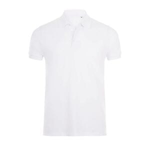 SOL'S 01708 - PHOENIX MEN Cotton Elastane Polo Shirt White