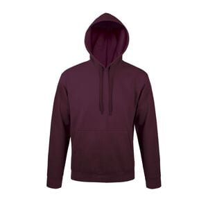 SOL'S 47101 - SNAKE Unisex Hooded Sweatshirt Burgundy