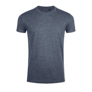 SOL'S 00580 - Imperial FIT Men's Round Neck Close Fitting T Shirt Heather denim