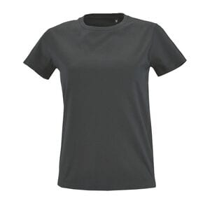 SOL'S 02080 - Imperial FIT WOMEN Round Neck Fitted T Shirt Dark Grey