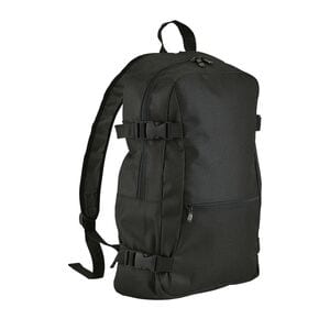 SOL'S 01394 - WALL STREET 600 D Polyester Backpack Black