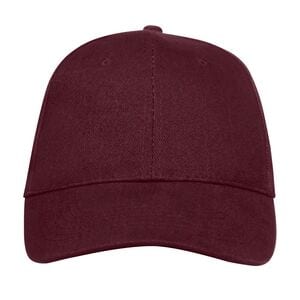 SOL'S 88100 - Buffalo Six Panel Cap Burgundy