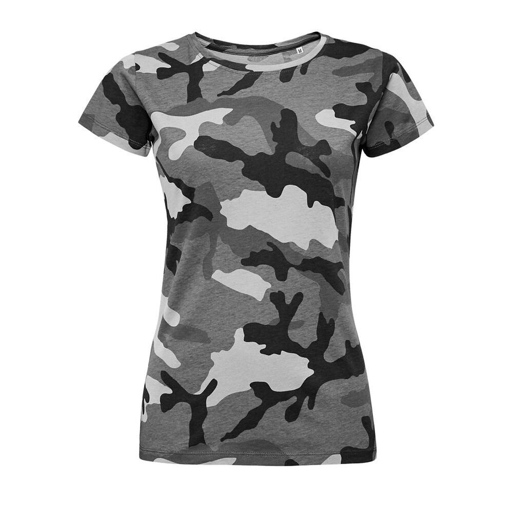 SOL'S 01187 - Camo Women Round Collar T Shirt