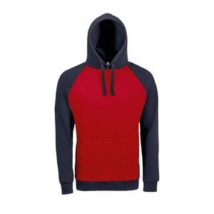 SOL'S 02998 - Seattle Unisex Two Colour Sweatshirt French Navy/ Red