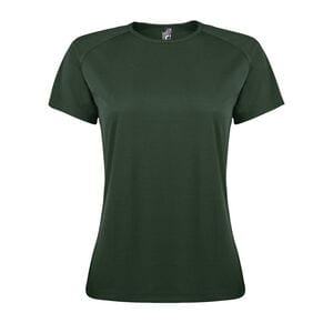 SOL'S 01159 - SPORTY WOMEN Raglan Sleeve T Shirt Forest Green