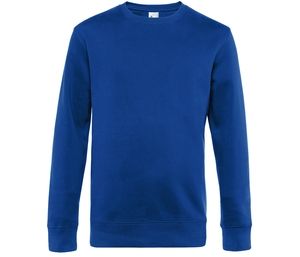B&C BCU01K - Straight Sleeve Sweatshirt 280 KING Royal blue