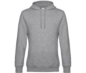 B&C BCU02K - Hoodie King Heather Grey