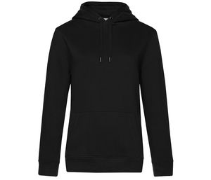 B&C BCW02Q - Hoodie Queen Black Pure