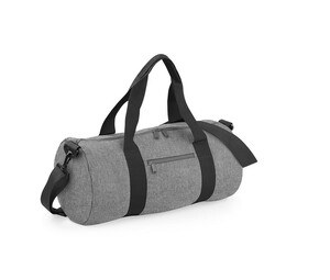 Bag Base BG144 - Original Barrel Bag Grey Marl/Black