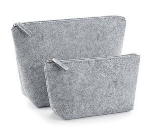 Bag Base BG724 - Felt Accessory Pouch Mixed Grey