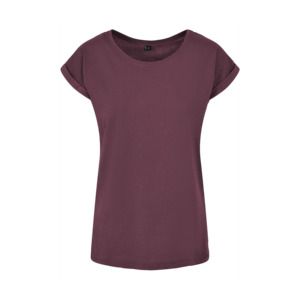 Build Your Brand BY021 - Women's T-shirt Burgundy