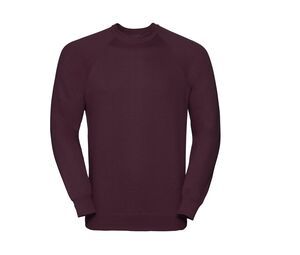 Russell JZ762 - Men's Raglan Sleeve Sweatshirt Burgundy