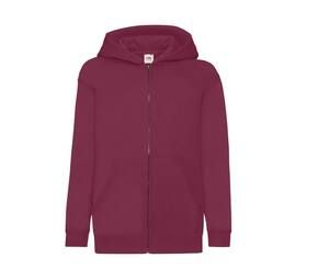 Fruit of the Loom SC379 - Hooded Sweat Jacket (62-045-0) Burgundy