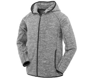 Spiro SP245M - Men's fleece sweatshirt Grey / Black