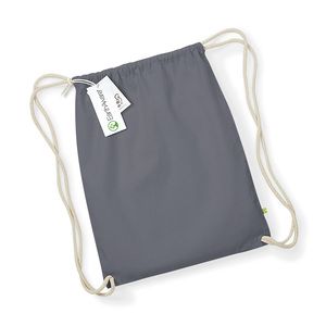 Westford mill WM810 - Organic Gym Bag Graphite Grey