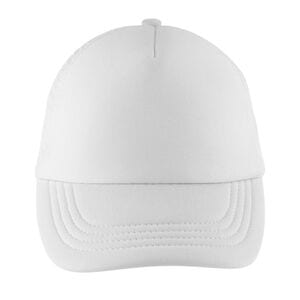 SOL'S 03091 - Bubble Kids Kids' Five Panel Mesh Cap White