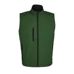 SOL'S 46601 - RALLYE MEN Sleeveless Soft Shell Jacket Bottle Green