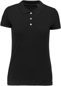 Kariban K2001 - Women's short-sleeved Supima® polo shirt Black