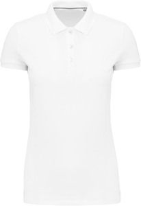 Kariban K2001 - Women's short-sleeved Supima® polo shirt White