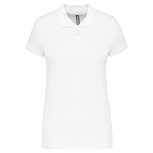 Kariban K255 - Ladies’ short-sleeved piqué polo shirt White