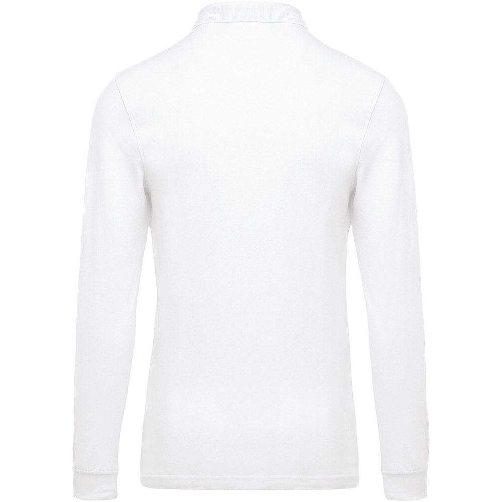 Kariban K256 - Men's long-sleeved piqué polo shirt