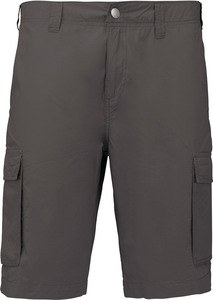 Kariban K755 - Men's lightweight multi-pocket Bermuda shorts Light Charcoal