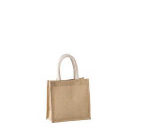 Kimood KI0272 - Jute canvas tote bag - small model