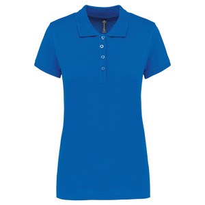 Kariban K255 - Ladies’ short-sleeved piqué polo shirt Light Royal Blue